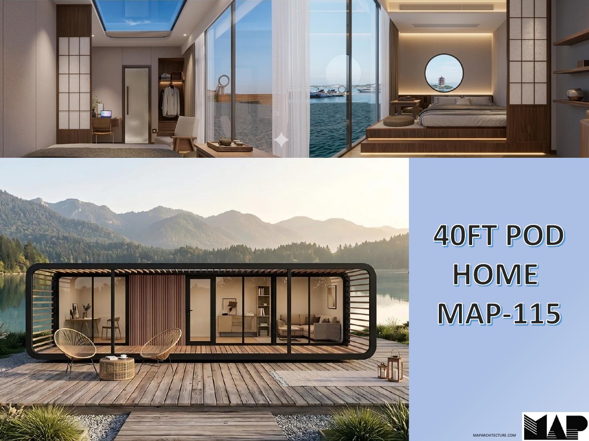 40 Foot Pod exterior and interior gallery