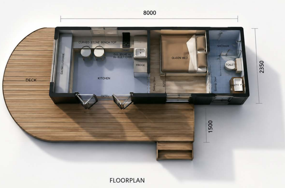 Queensland single-level floorplan