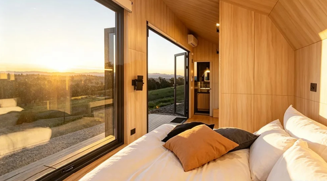 Rimini bedroom with large windows
