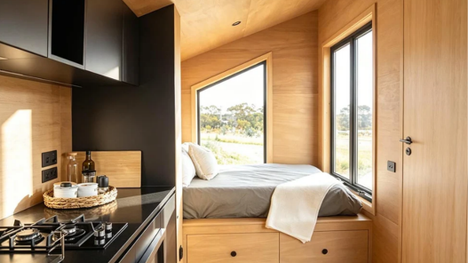 Rimini kitchen and bed nook